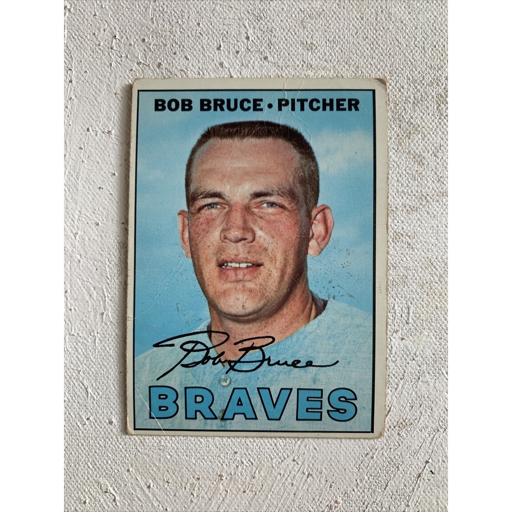 1967 Topps Bob Bruce #417 Error Card